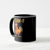 Mug Poulet créatif et décontracté Funny F-Caw-F (Devant gauche)