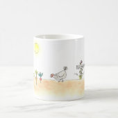 MUG POULET DANS LE JARDIN (Centre)