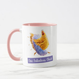 Mug Poulet dans un tutu
