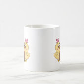 Mug Poulet de Pâques mignonnes aux oeufs (Centre)