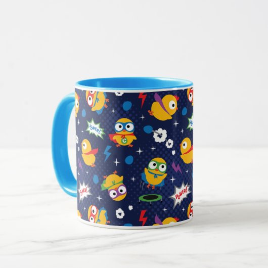 Mug Poulet de superhéros (Devant gauche)