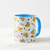 Mug Poulet de superhéros (Devant droit)