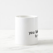 Mug Poulet drôle d'attitude - vous talkin à moi ? (Centre)