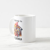 Mug Poulet drôle du matin. (Devant gauche)