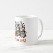 Mug Poulet drôle ou traiter Graphique de poulet Hallow (Devant droit)
