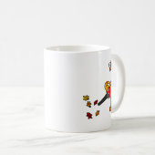 Mug Poulet en caoutchouc mignon utilisant le (Devant droit)