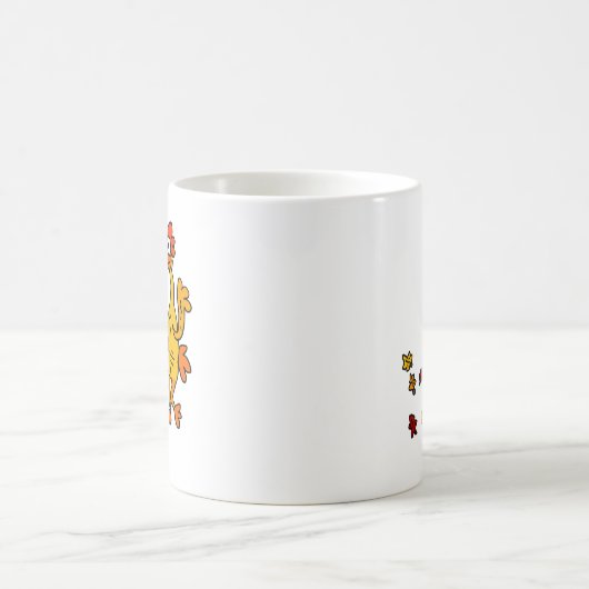 Mug Poulet en caoutchouc mignon utilisant le (Centre)
