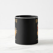 Mug Poulet F-Caw-F Drôle Tendance (Centre)