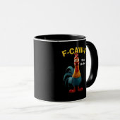 Mug Poulet F-CAW-F F-caw-F (Devant droit)