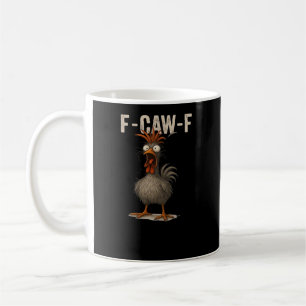 Mug Poulet F-Caw-F Rétro Classique