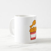 Mug Poulet Frit Avec Seau (Devant gauche)