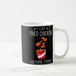 Mug Poulet Frit Citation Drôle - J'aime le Poulet Frit