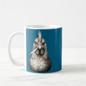 Mug Poulet fumant cigarette drôle Mème Génération Z Fe (Gauche)