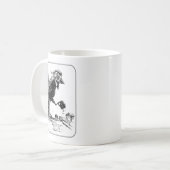 Mug Poulet géant traversant la ville (Devant gauche)