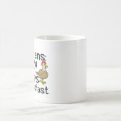 Mug Poulet l'animal qui fait le petit-déjeuner (Centre)