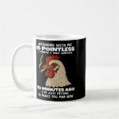 Mug Poulet me disputant sans objet je savais que j'ava (Gauche)