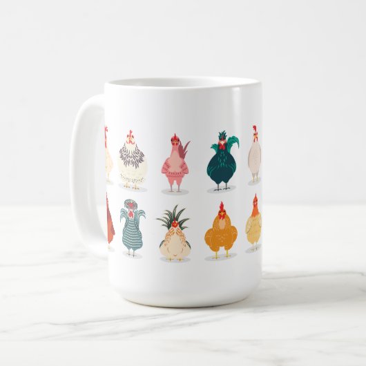 Mug Poulet mou (Devant gauche)