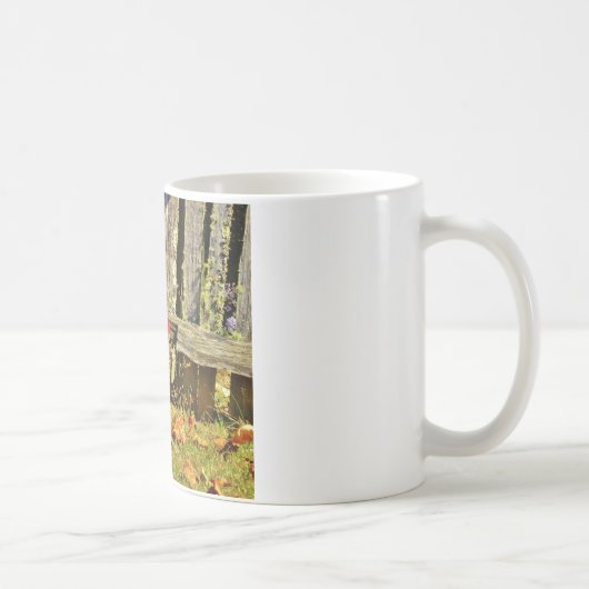 Mug Poulet noir et blanc dans la ferme (Droite)