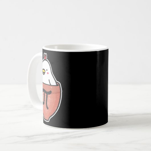 Mug Poulet Pot Pi Day Funny Math Enseignant Mathématiq (Devant gauche)