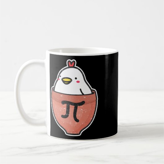 Mug Poulet Pot Pi Day Funny Math Enseignant Mathématiq (Gauche)
