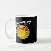 Mug Poulet Rétro Badminton Chèvre Femmes Badmint (Gauche)