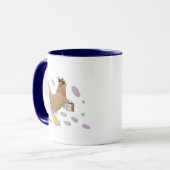 Mug Poulet Sarcastique – Demande-moi si je m'en fiche (Devant gauche)