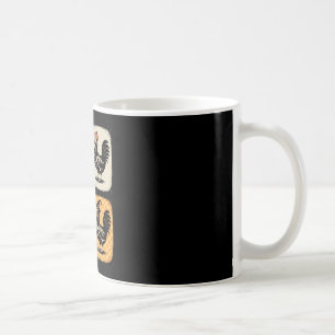 Mug Poulet squelette d'Halloween Poulet de ferme Anima