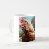 Mug Poulet timide (Devant gauche)
