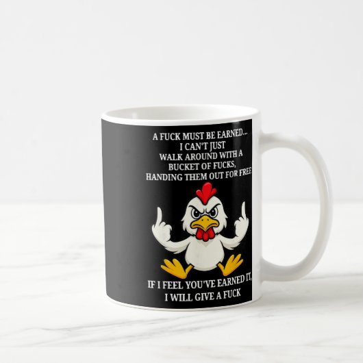 Mug Poulet - Un doit être gagné (Droite)
