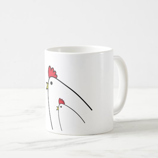 Mug Poulets (Devant droit)