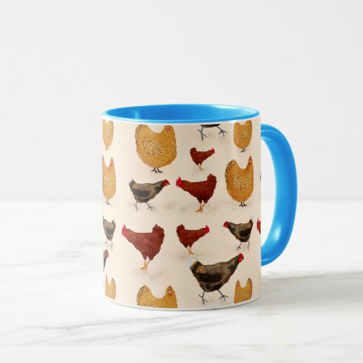 Mug Poulets (Devant droit)