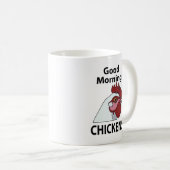 Mug Poulets Bon Matin Drôle Poulets (Devant droit)