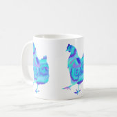 Mug Poulets colorés Cute Farm Animal peinture (Devant gauche)