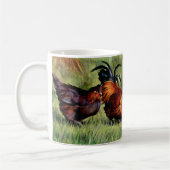 Mug Poulets dans une rangée (Gauche)