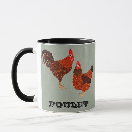 Mug Poulets de basse-cour (Gauche)