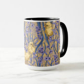 Mug Poulets et hyacinthes jaunes (Devant droit)
