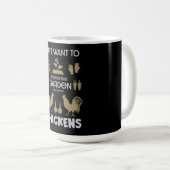 Mug Poulets Et Jardinage (Devant droit)