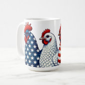Mug Poulets patriotiques (Devant gauche)
