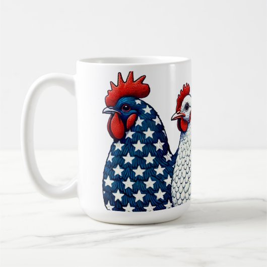 Mug Poulets patriotiques (Gauche)