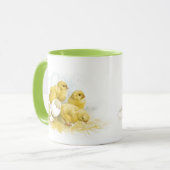 Mug Poulets vintages pour bébés (Devant gauche)