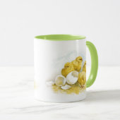 Mug Poulets vintages pour bébés (Devant droit)