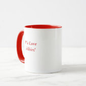 Mug Poulette Soie Rouge (Devant gauche)