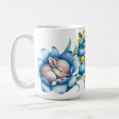 Mug Poulie de céramique 'Bunnies Springtime' (Gauche)