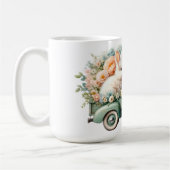 Mug Poulie de céramique 'Bunnies Springtime' (Gauche)