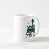 Mug Poulpe bleue (Devant droit)