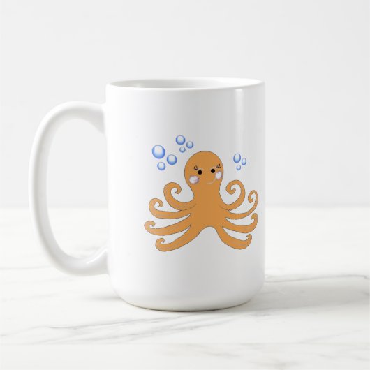 Mug Poulpe de dessin animé (Gauche)