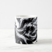 Mug Poulpe Kraken Fluide Encre Abstraite (Centre)
