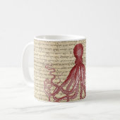 Mug Poulpe vintage (Devant gauche)
