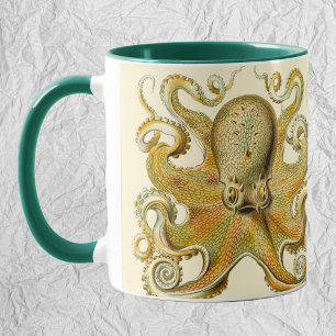 Mug Poulpe Vintage Squid Gamochonia par Ernst Haeckel