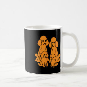 Mug Poumon Halloween Poodle Fantôme Famille Drôle Chie